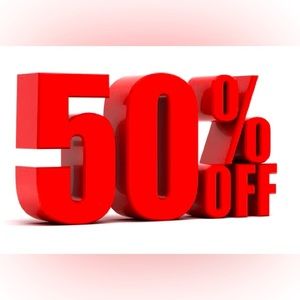 Everything in my closet is now 50% off. FLASH SALE.